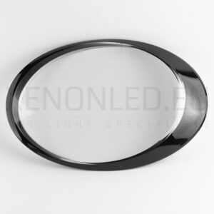 Porsche 911 (997) 2004–2008 Headlight Lens Cover Right Side with Black Trim