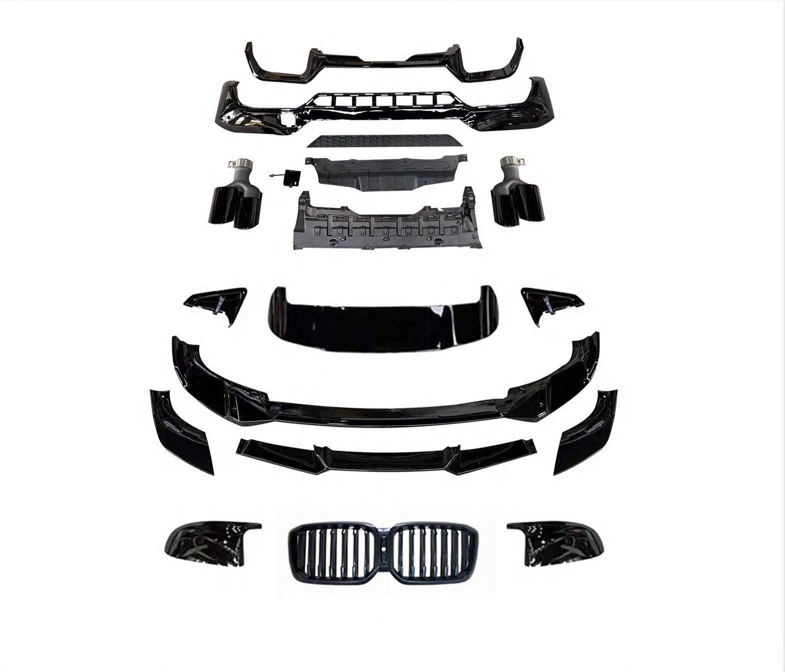 BMW X3 G01 LCI (2022–) M-Sport Black Warrior Lips Set