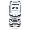 Apdailų Komplektas Perdarymui iš BMW X3 G01 2017–2021 į BMW X3 LCI G01 MT 2021–2023