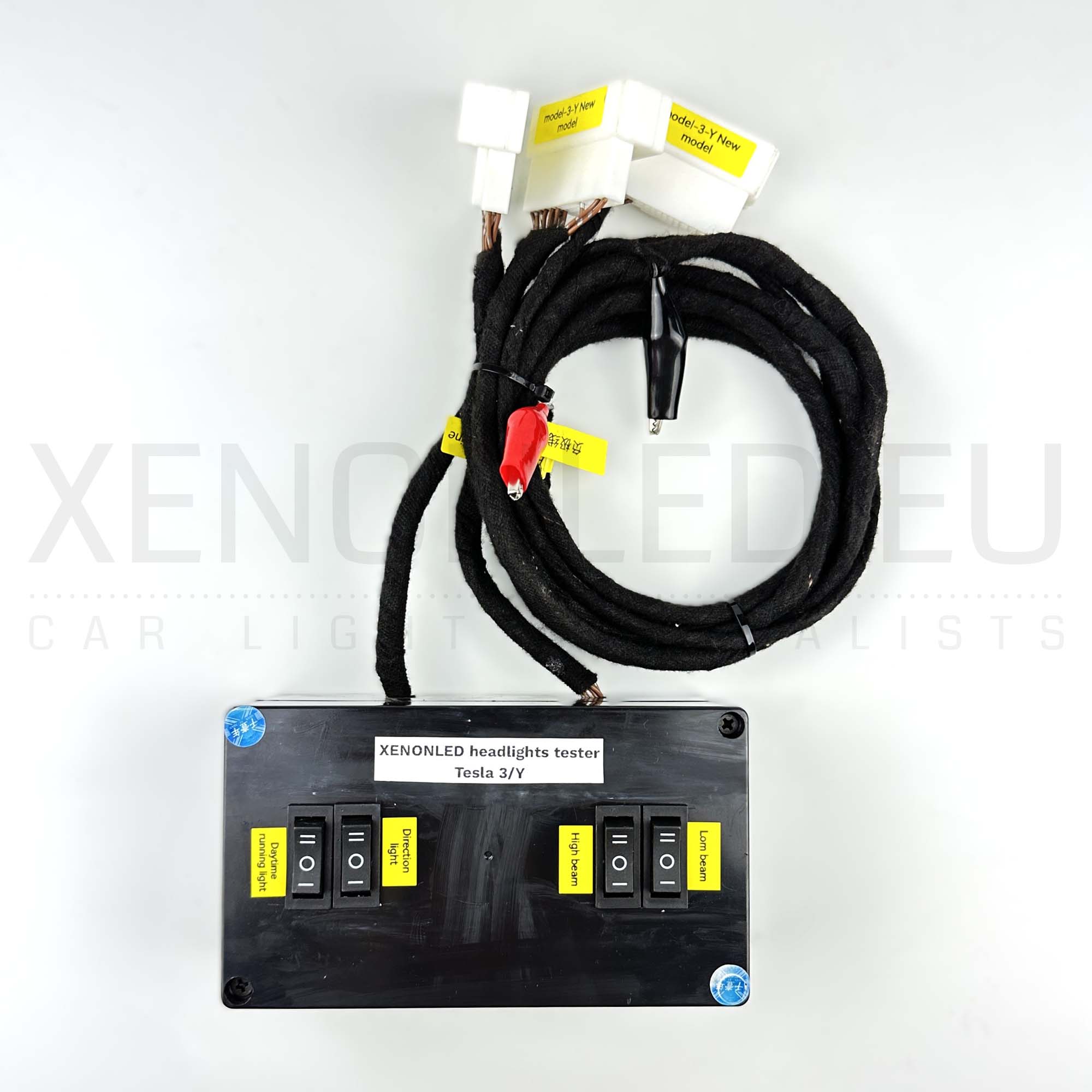Headlights tester for Tesla Model 3 and Tesla Model Y