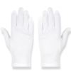 White Cotton Gloves