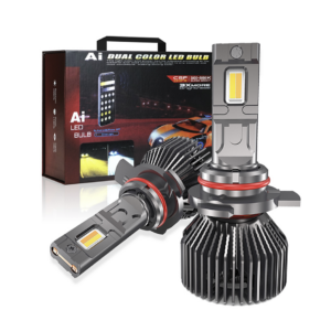 LED Headlight Bulbs HIR2 9012 – Dual Color / APP Control