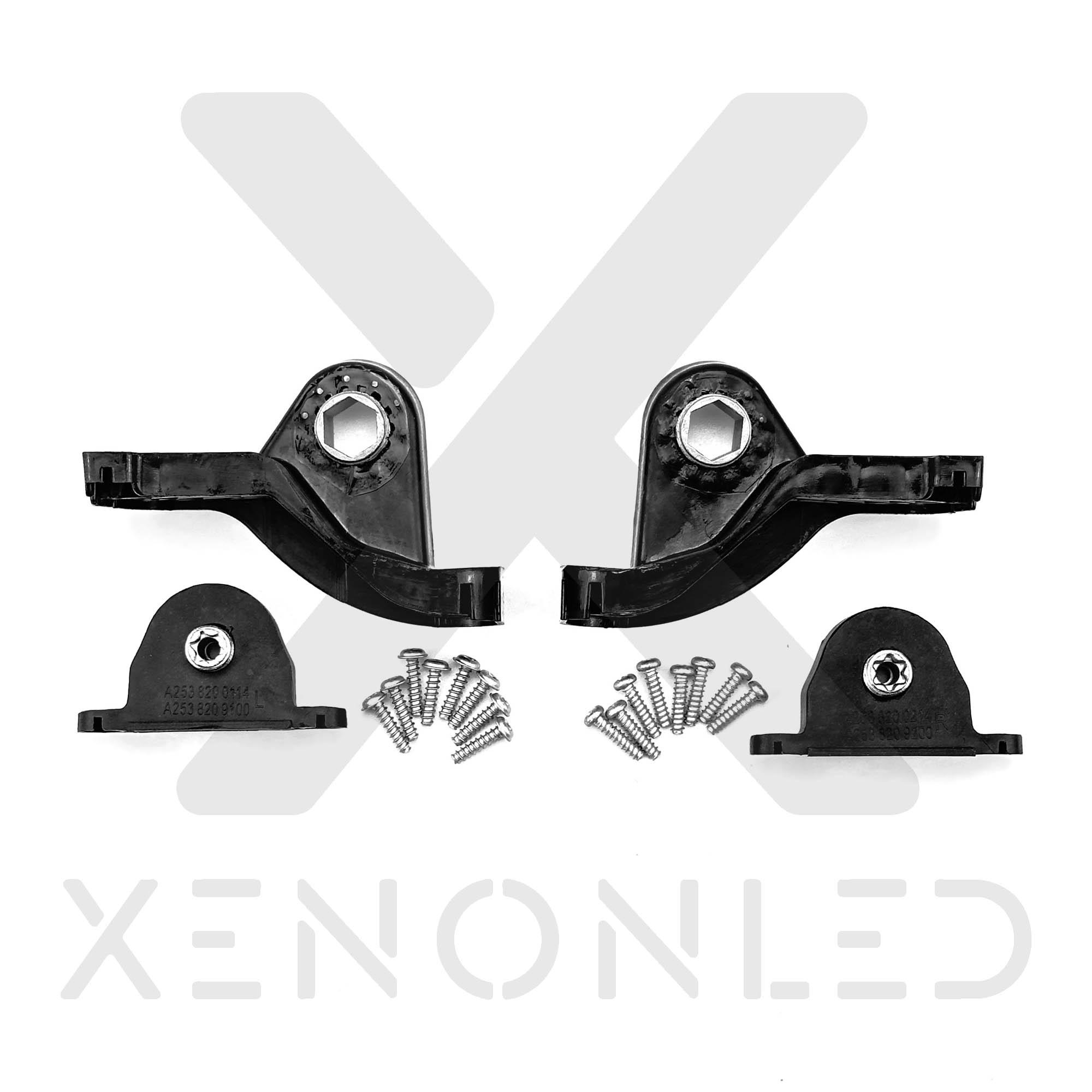 Mercedes GLC W253 LCI 2019–2023 Headlight Repair Kit (with screws)
